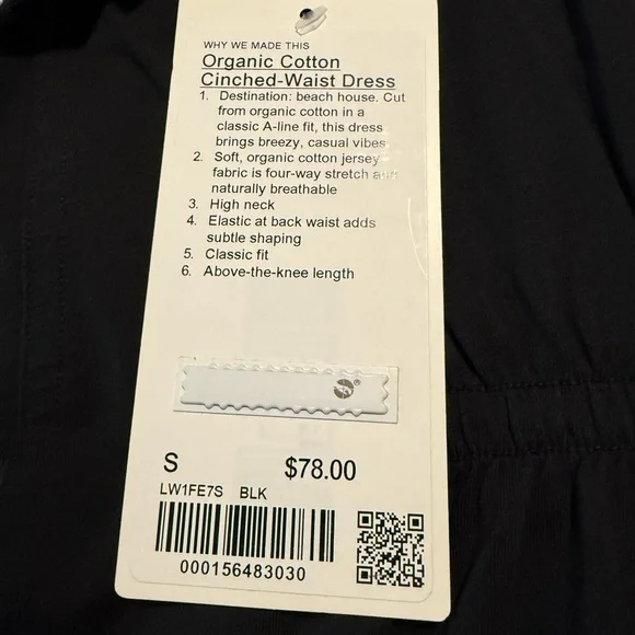 Lululemon Organic-Cotton Cinch Waist Dress - Picture 3 of 3